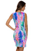 Luli Fama She'S Electric Hi Lo Scrunch Dress